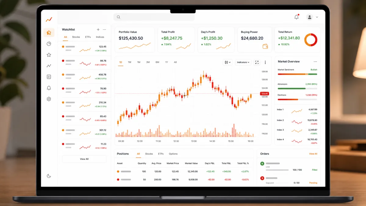 Neobit Fundex — trading platform dashboard