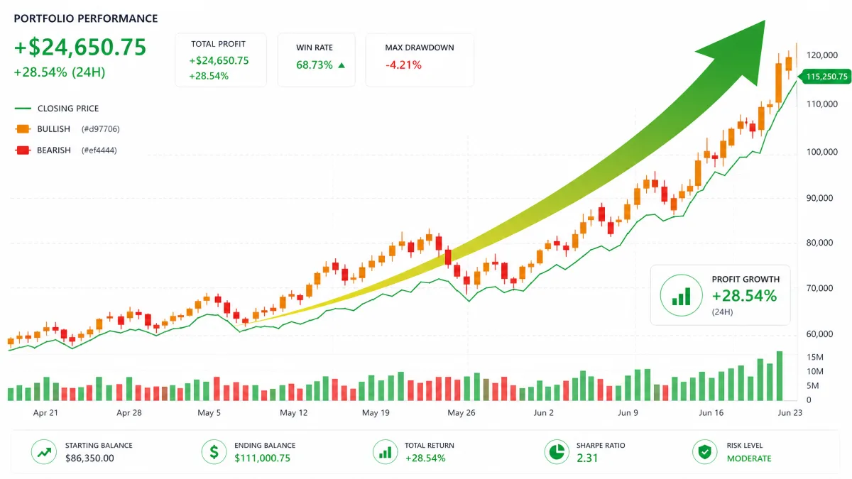 Neobit Fundex — profit growth chart